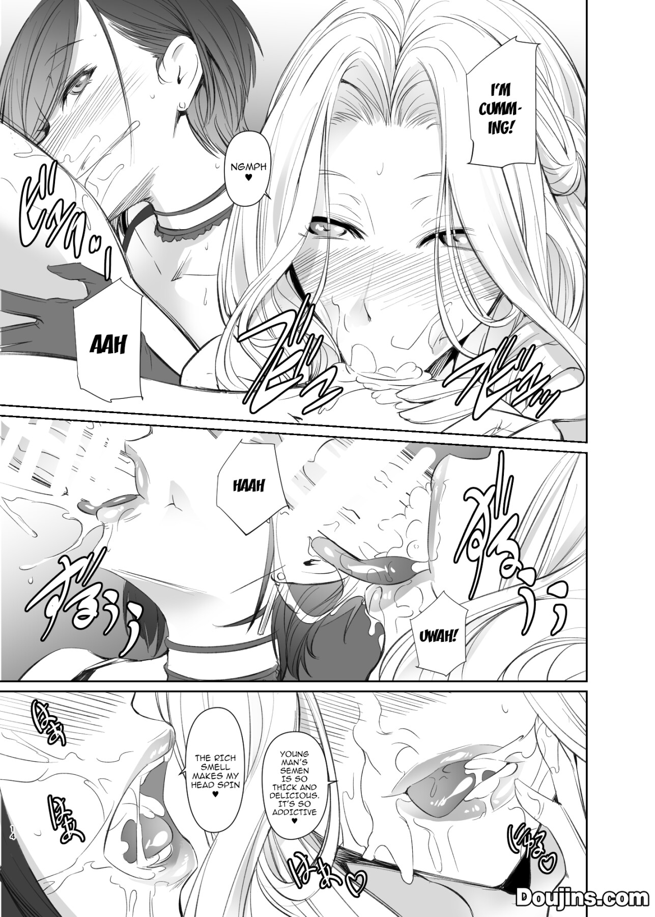 Hentai Manga Comic-My Friend's Mother-Read-14